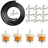 Benzinfilter, Kraftstofffilter, Benzinfilter Moped, 4 Stück Benzinfilter, 2m...