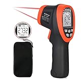 Digital Infrared Thermometer, Kethvoz Industrial Pyrometer mit Doppel Laser, Messen...