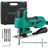 STANEW Stichsäge 650 Watt，5 x Stichsägeblatt, 3000 U/min,...