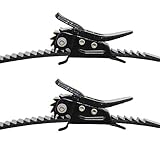 UP100 Schwarze Snowboard Bindungsteile 2 Schnallen und 2 Gurte   zum  ...