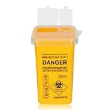 Tattoo Needles Box ATOMUS 1L Tattoo Plastic Sharp Container Tattoo Medical Disposal...