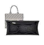 Lckaey Taschen-Organizer für Dior, Buchtasche, kleine Buchtasche, Einsatz, 2008, Schwarz,...