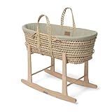 Clair de Lune Bio-Palme Moseskorb mit natürlichem Schaukelständer, preisgekrönter...