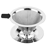 VMUTGA Kaffeefilter Wiederverwendbar Kaffeefilter Edelstahl Permanent,...