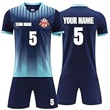 Faletony Personalisiertes Fussball Trikot Kinders Erwachsene Fusstball Shirt &...