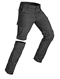 Wespornow Herren Zip-Off-Wanderhose-Abnehmbar-Trekkinghose, Atmungsaktiv Outdoorhose...