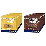 Corny Haferkraft Banane, Haferriegel, 12er Pack (12 x 140g Schachtel mit je 4...