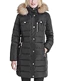 Michael Kors Damen Wintermantel Puffer Down, schwarz, X-Large