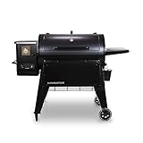 PIT BOSS Navigator 1150 Pelletgrill, schwarz, Stahl, 162 x 94 x 119 cm, mit digitalem...