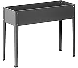 Dehner Hochbeet Münster, ca. 100 x 30 x 80 cm, Stahl, grau