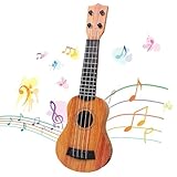 Kindergitarre, 38cm Mini Gitarre, Ukulele Kinder, Gitarre für Kinder mit 4...