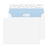 Premium Office 31214 Briefumschläge Haftklebung Ultra Weiß Wove C6 114 x 162...