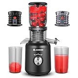 Slow Juicer-AOBOSI 250W Entsafter-Entsafter gemüse und obst testsieger mit 103 MM...