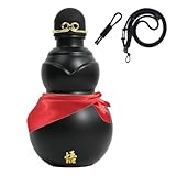 Generisch Kalebassen Trinkflasche | 900ml Chinesische Weinflasche | Tragbare Camping...