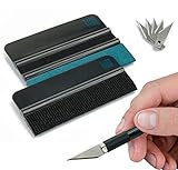 King Kong State Rakel-Set - hochwertiges Folierungs-Werkzeug-Set mit Präzisionsmesser und...