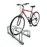 VOUNOT Fahrradständer, für 3 Fahrräder, Boden und Wandmontage, Aufstellständer...