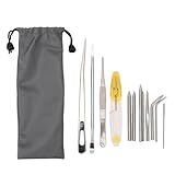 12 PCs Paracord -Stitching -Werkzeuge, Edelstahlknoten mit Aufbewahrungsbeutel,...