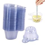 Epoxid Mischbecher,Rührbecher,Kunststoff Messbecher,Transparent...