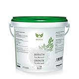 NaturaForte Zeolith Pulver 1 kg - Klinoptilolith 92%, Vulkanerde extra fein gemahlen in...