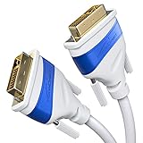 KabelDirekt – Dual Link DVI Kabel – mit Ferritkern für störungsfreie...