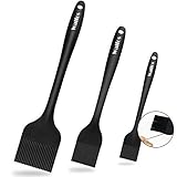 Walfos Silikon-Backpinsel, 3er-Set, hitzebeständiger Silikon-Backpinsel...