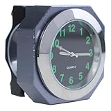 FUBESK Motorrad-Lenkeruhr aus Aluminium, IPX7, wasserdichte Halterung, Quarzuhr,...