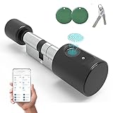 Smart Türschloss - Elektronisches Fingerprint Türöffner mit App und RFID-Karten...