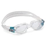 Aqua Sphere Kaiman Compact Schwimmbrille Transparent & Türkis - Klare Linse