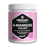 D-Mannose Pulver hochdosiert & vegan, 2000 mg pro Tagesdosis, 100 g Doseninhalt...