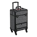 Yaheetech Alu Kosmetikkoffer Friseurkoffer Trolley Schminkoffer Beauty Case 34,3...