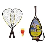 Talbot-Torro Speed-Badminton Set Speed 4400, 2 handliche Alu-Rackets 54,5cm, 3 windstabile...