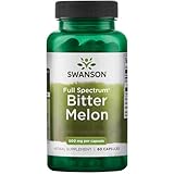 Swanson, Bitter Melon, 60 glutenfreie Kapseln, 500mg Bittermelone-Frucht je...