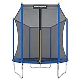 Ultrasport Uni-Jump Trampolin Outdoor Kinder Belastbar bis 80 KG I Komplettset mit...
