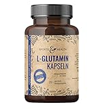 L Glutamin Kapseln – 210 Kapseln – 750mg reines L-Glutamin pro Tagesdosierung –...