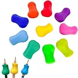 Norhogo 10 Stück Ergonomische Griffhilfe, Kinder Bleistift Griff, Bleistift Griff,...