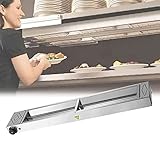 Elektrische Kochplatte Speisenwärmer Buffetwärmer Plexiglasabdeckung für Partys...