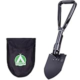 Zamper Klappspaten mit Tasche - Klappschaufel & Spaten für Outdoor Camping Survival...