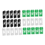 ibasenice 30Stücke Verstellbare Pflanzenclips Pflanztrainer für Kletterpflanzen...