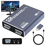 GOMETY Video Capture Card 4K HDMI zu USB 3.0, 1080P 60Hz Game Capture Karte,...