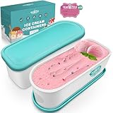 Walfos® Eisbehälter für Speiseeis 1.5L, Wiederverwendbare Hausgemachte...