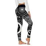 Leggings Damen High Waist Blickdicht Leggins Bubble Fitness Taille Übung Hüfte Women 's...