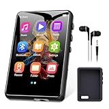 64GB MP3 Player Bluetooth 5.3 2.4' Full Touchscreen Tragbarer Walkman MP3 Player mit...