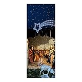 Fürs Auto Innen 3D-Weihnachtstür-Abdeckungen, Weihnachtsfeier-Dekorationen,...