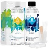 Epoxidharz Set 474ml/16oz Epoxidharz mit Härter 1: 1 Verhältnis Glasklar Gießharz mit...