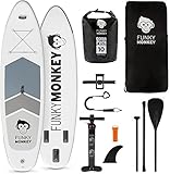 FUNKY MONKEY® Stand Up Paddling Board | 320 cm x 81 cm x 15 cm | SUP Board im...