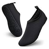 JOTO Wasserschuhe für Damen Herren Kinder, Unisex Badeschuhe Strandschuhe Quick-Dry...