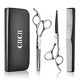 CIICII Haarschneideschere, Professionelle Friseurschere Set (Haarschere &...