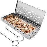 YTACREA Räucherbox Gasgrill, Smoker Box mit Großem Fassungsvermögen und...