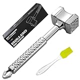 ZOYIDOUX Fleischklopfer,fleischhammer Edelstahl,Das Neue fleischhammer aus...