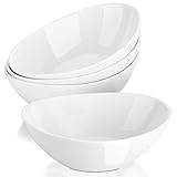 LIFVER Salatschüssel Set Porzellan 1060ml, Müslischale Groß, Suppenschale Keramik,...